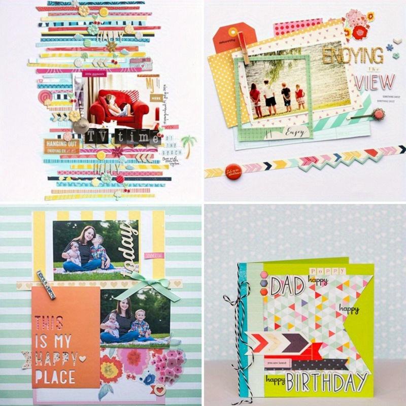 24pcs Junk Journaling Craft Paper Flower Crapbook Paper Pad 6x6inch Assorted Pattern Decoupage Cardstock Paper Single-Sided Vintage Scrapbooking DIY