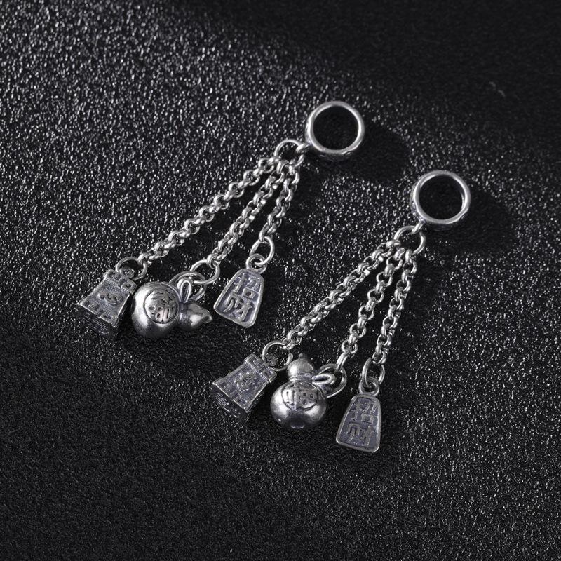 

Подвеска в виде цветка тыквы из состаренного серебра: Ретро кошелек для монет и ювелирная подвеска для DIY ожерелий и браслетов