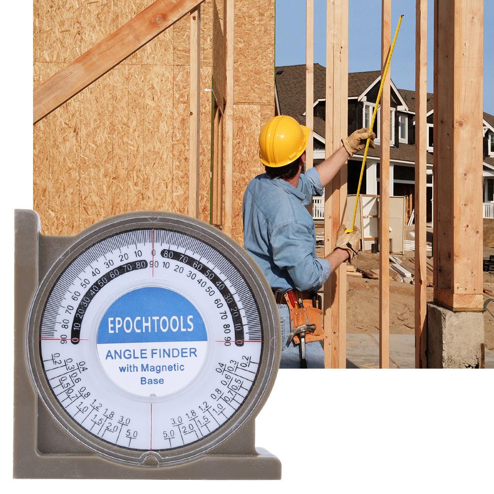 0 360 Degrees Multifunctional Slope Inclinometer Angle Finder Meter Measuring Tool