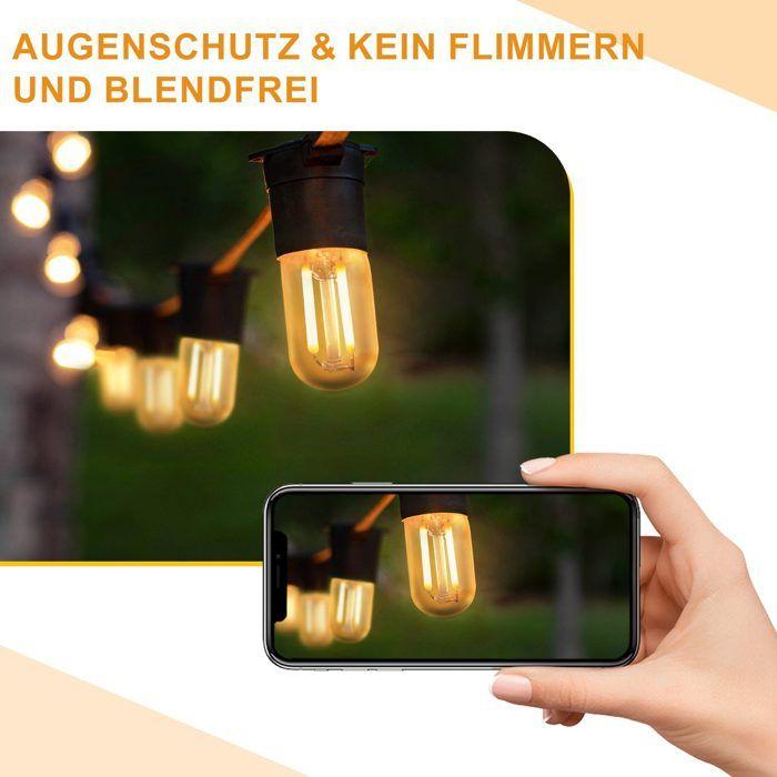 Ampoules LED E14 - NETTLIFE - T22 - 2 W - 2700K (blanc chaud) - Rétro Edison