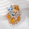 1Pcs Enamel Royal Style Charming Cat Pets Brooches Lovely 2 Cats Brooch Pins For Women'S Clothes Badge Gifts