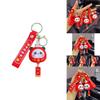 Cute Silicone Daruma Panda Keychain Charm Ideal Bag Accessory And Gift