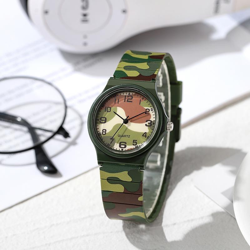 Watch New Army Green Watch Quartz Watch Pointer Simple Children's Student Watch