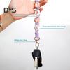 Boho Macrame Phone Wrist Strap Hand-Woven Cell Phone Lanyard Keychain Wristlet Charm Anti-Loss Phone Chain for Women Girls