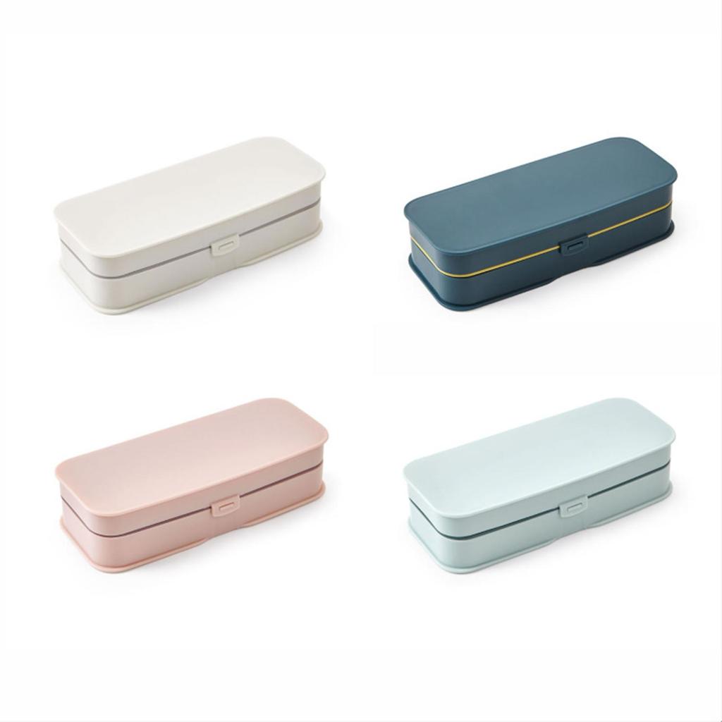 2 Sewing Kit Storage Box Container Case Organizer Carrying Art Portable for Thimble Crafts