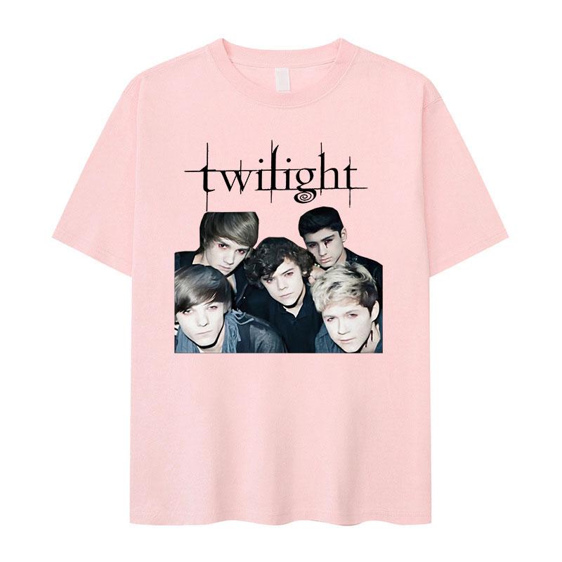 2026 New Twilight Team Edward Cullen Printed Tshirts Unisex Women Fashion Retro T Shirt Casual Cotton Tshirt Streetwear Summer