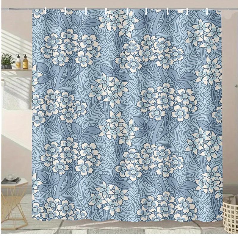 Close-Up Of The Sunflower Washable Dirt-Resistant Shower Curtain Shower Head Waterproof Polyester Bath Curtain For Home Decor