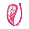 Women C String Underwear Sexy Floral Lace C Shape Mesh Thong Seamless Sheer See Through Panties for Bachelorette Valentine's Day
