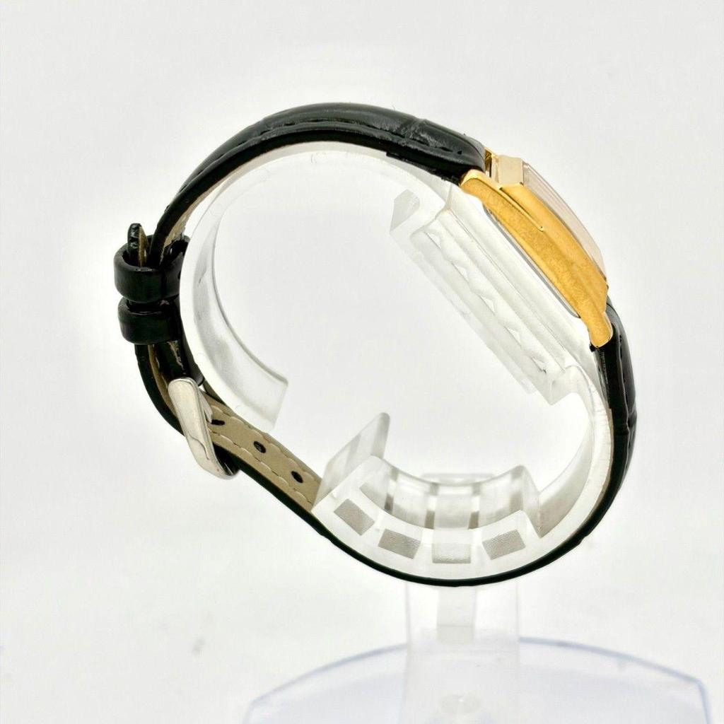 Used [Rare/New Battery] SEIKO Ladies Watch Gold Minimum 1N01-5H60 391033 New Belt