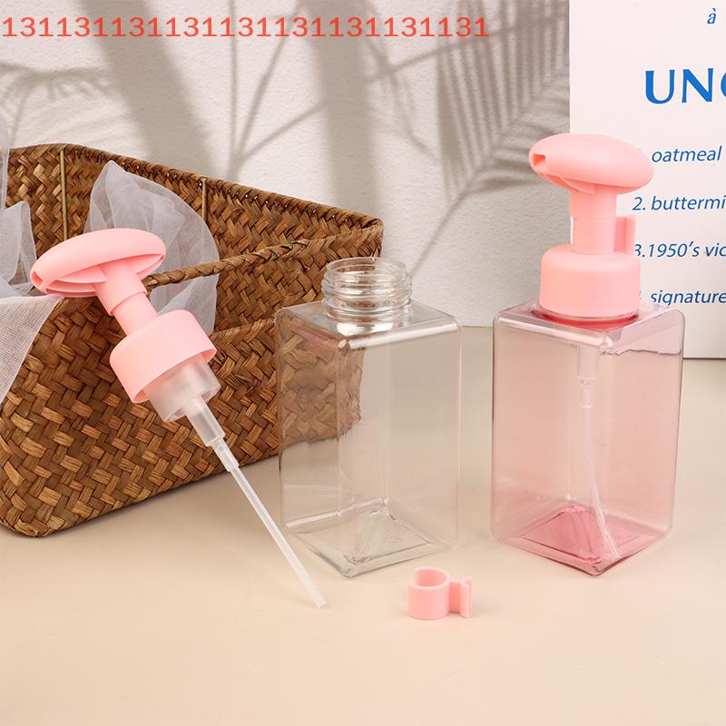 For Liquid Soap Cosmetics Packaging 250/450ml Plastic Foam Dispenser Refillable Empty Press Bottle