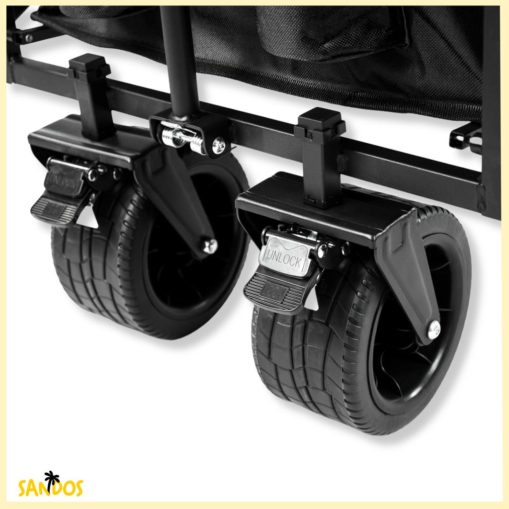 Beach Travel Stroller, Transport Trailer, 100kg, Foldable, Holiday