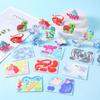10pcs Cognitive Paper Jigsaw Puzzles Jigsaw Puzzle Kids Learning Toy