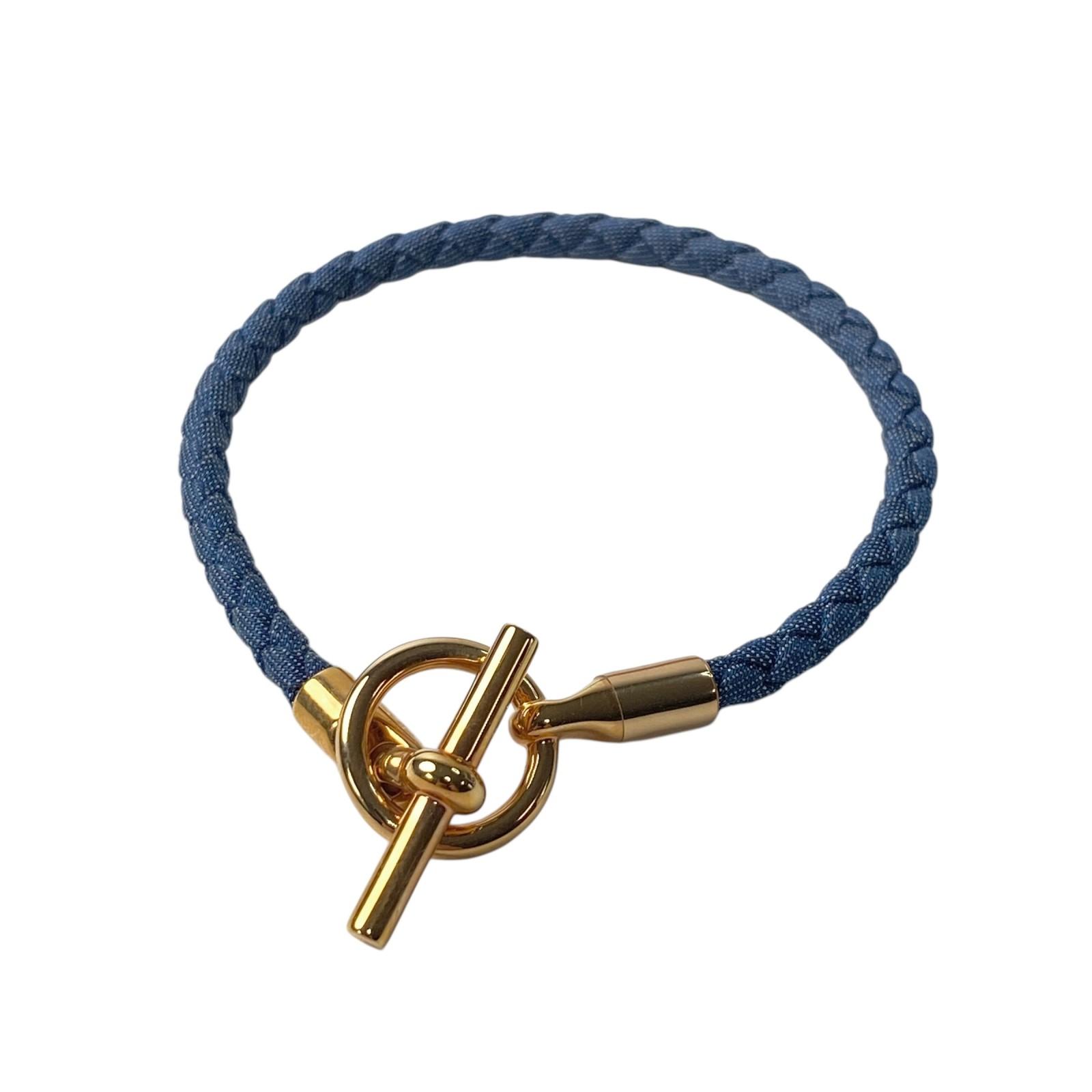 

Вживаний БРАСЛЕТ HERMES денім бавовна/метал Жіночий