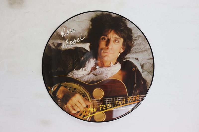 12inch Record RON WOOD I Can Feel The Fire PB12004 Perfect Beat 1987 Germany Rock Used