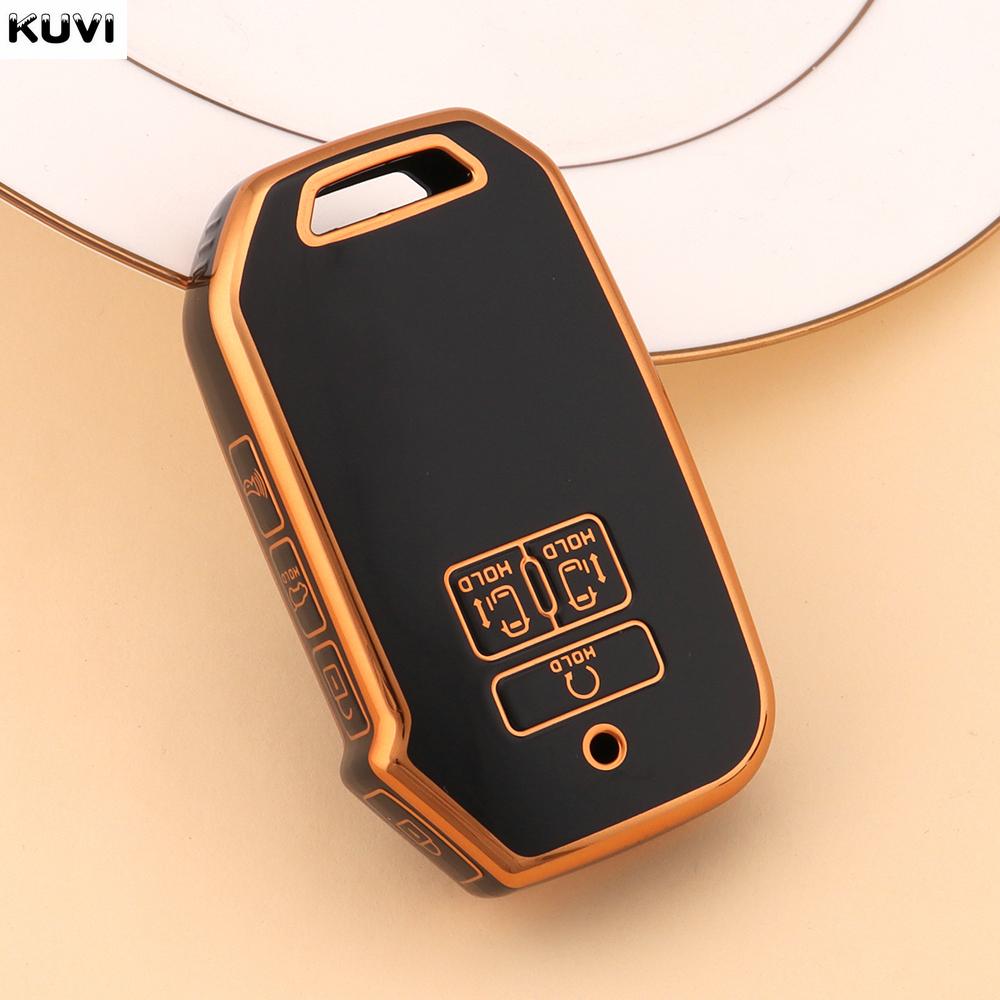 

Tpu Car Remote Key Case Cover Shell Fob For Kia Carnival Sedona Carnival Ka4 Ex Sx Lx Fiesta Keyless Accessories