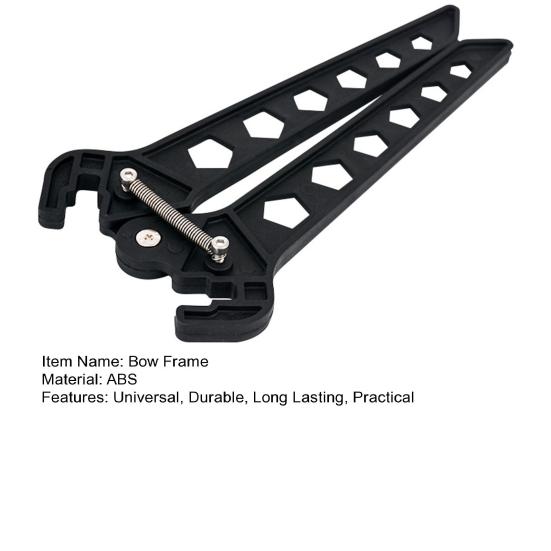 Archery Kickstand Compound Bow Kick Stand Holder Hollow Design Foldable Eight-Character Bow Frame
