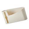 Garbage Bag Dispenser Wall Mounted Plastic Trash Bag Holder for Kitchen Bathroom Cream Color