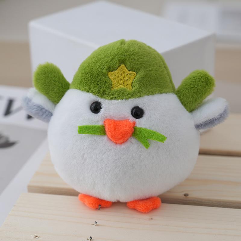 

Chicken Plush Adorable Keychain Cuddly Stuffed Toy Cute Bag Charm Key Holder 20cm зелёный