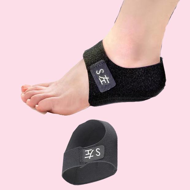 

Силиконовый протектор для пятки с амортизацией и гелевой поддержкой свода стопы против трещин S (Fits 35-38)