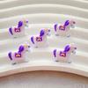 20pcs Mix Mini Colored Cartoon Unicorn Horse Nail Art Flatback Stone Figurines Scrapbook Charm DIY Jewelry Decor Crafts