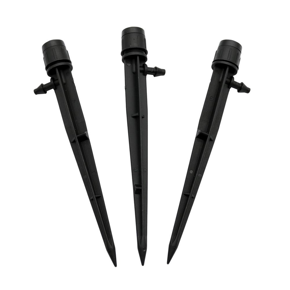 360 Degree Adjustable 8 Hole Spiked Sprinkler Drip Irrigation Dripper Garden Agriculture Lawn Greenhouse Watering Nozzles 10Pcs