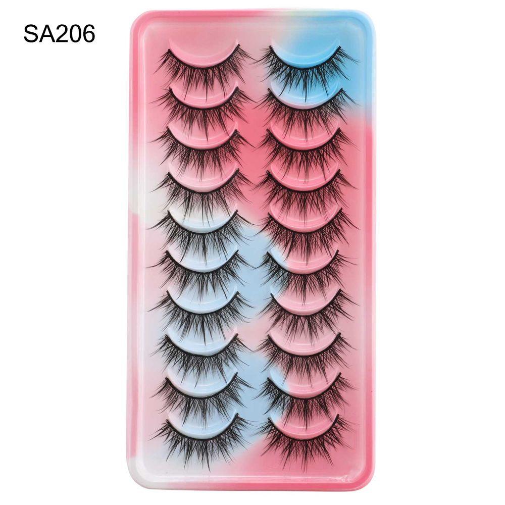 Natural Fake Eyelashes Fairy Clusters Dramatic Anime Lashes Mink Lashes Manga Lashes Cosplay Lashes