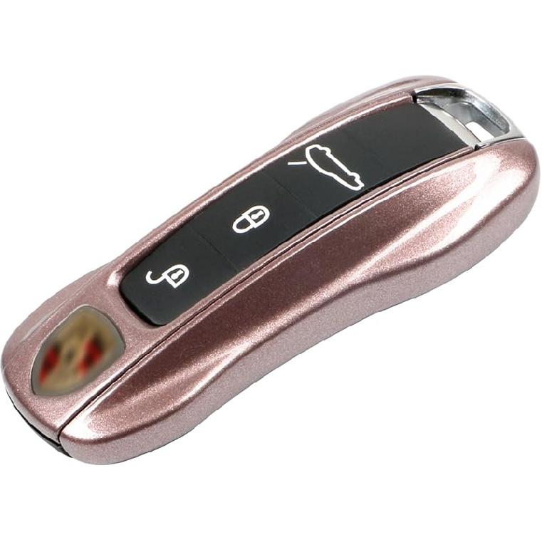 Jaronx Compatible With Porsche Key Fob Cover, Compatible With Cayenne Panamera Key Fob Cover 2018-2024, Compatible With Porsche Carrera Taycan -2024
