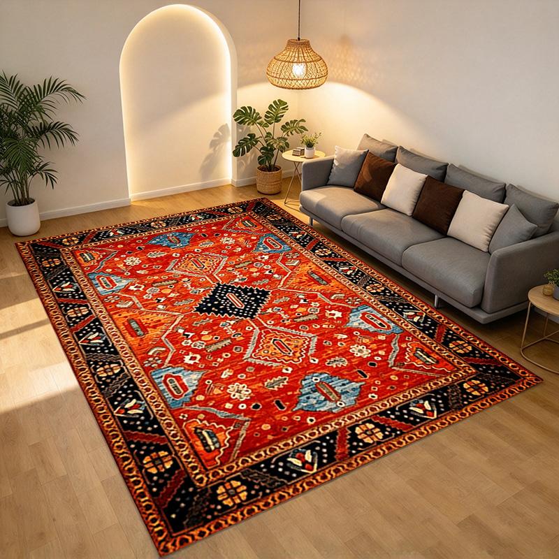 Persian Rug Living Room Nonslip Area Rug Soft Carpet For Bedroom Game Playroom Sofa Office Home Decor Doormat Christmas Gift C926393