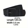 New Canvas Belt Men Tactical Belts Selling Men's Outdoor Sport Simple Practical Weave Nylon Canvas Cowboy Pants Women Belt