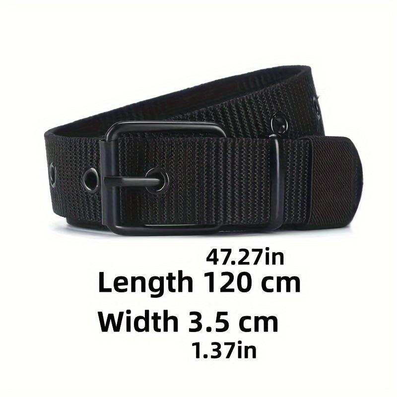 New Canvas Belt Men Tactical Belts Selling Men's Outdoor Sport Simple Practical Weave Nylon Canvas Cowboy Pants Women Belt