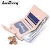 Women's Cross-Border Multi-Card Wallet - Short Buckle Print Coin Purse and Card Holder.