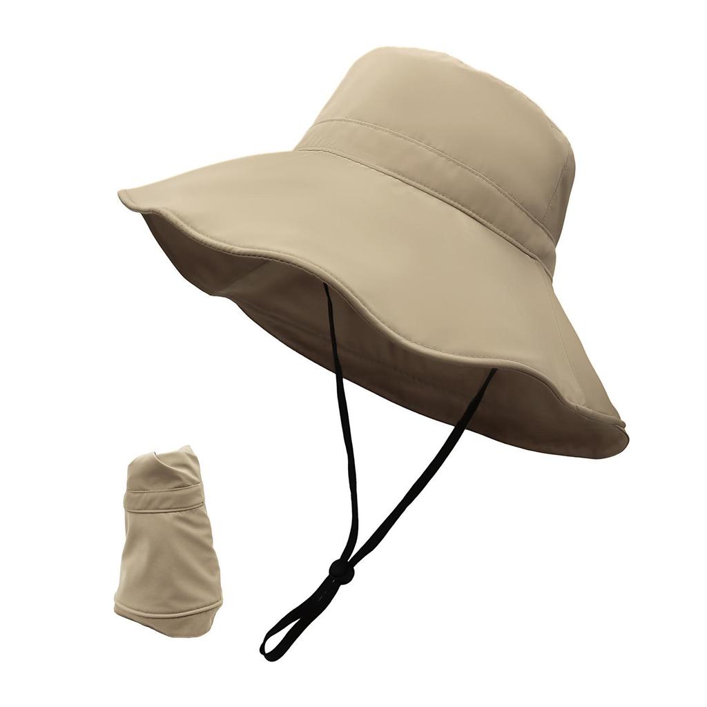 Women's Anti-UV Foldable Fisherman Hat with Large Brim for Summer/Spring Sun Protection