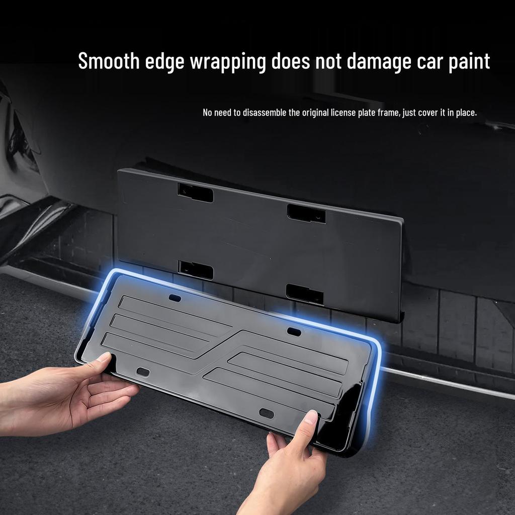 Geely Galaxy E8 License Plate Holder: Compatible with 25 Models, Full Cover Protective Frame