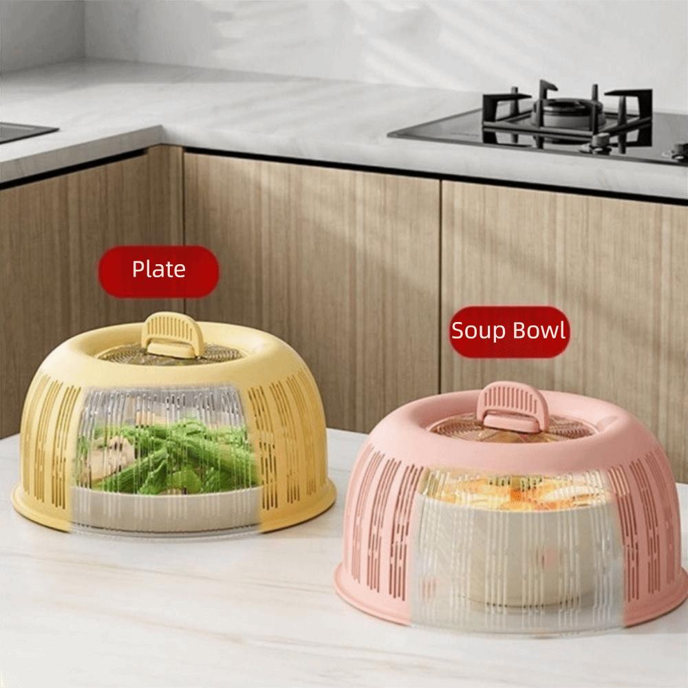Plastic Draining Basket 2-in-1 Fruit Basket Durable Food Protection Cover  Kitchen Use