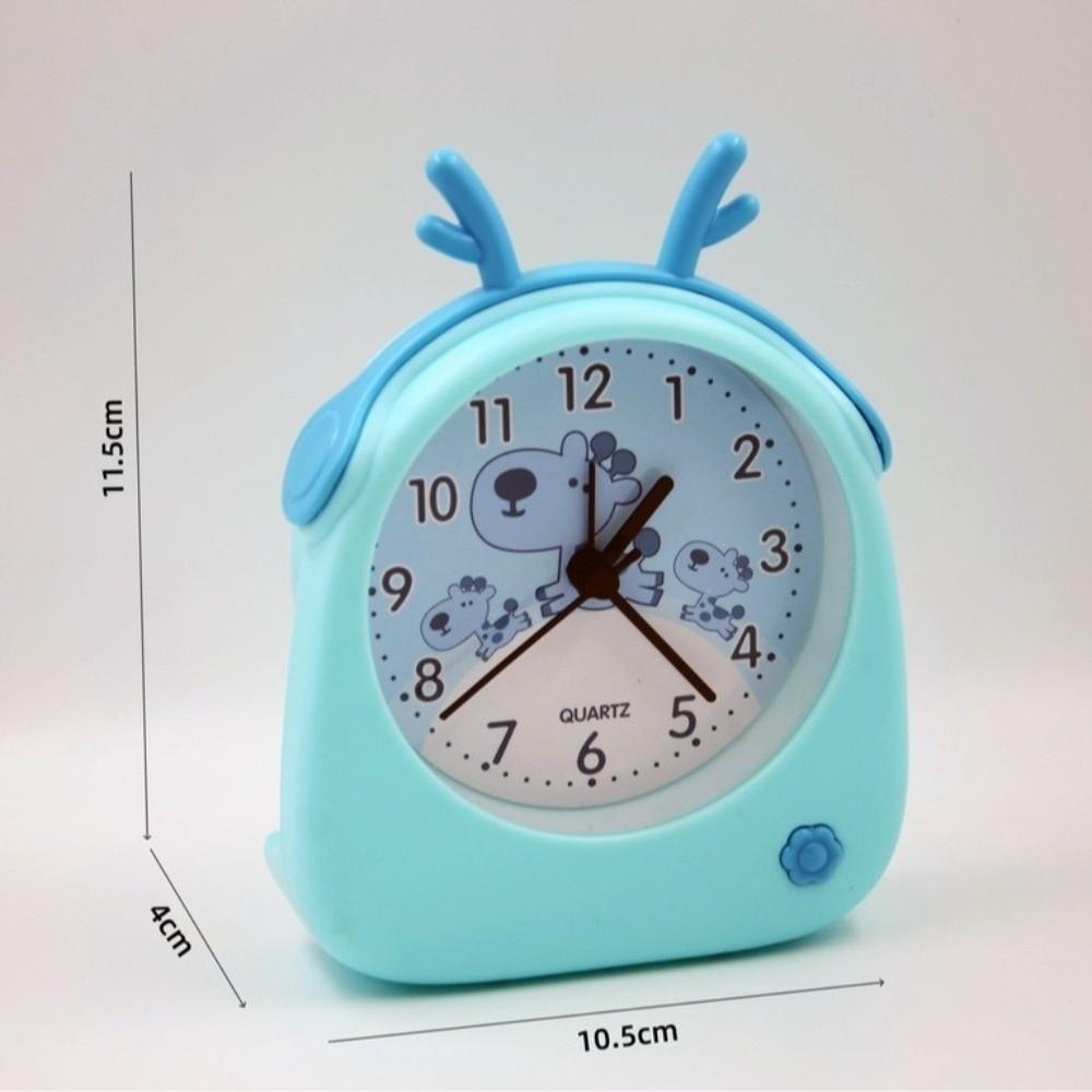 New Cute Animal Alarm Clock Cartoon Candy Colored Desk Clock Multi-scene Battery Operated Table Clock Bedroom Decoration