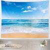 Tropical Summer Beach Tapestry Wall Hanging Tropical Beach Tapestries Seaside Coconut Tree Tapestry Home Decorations Bedroom