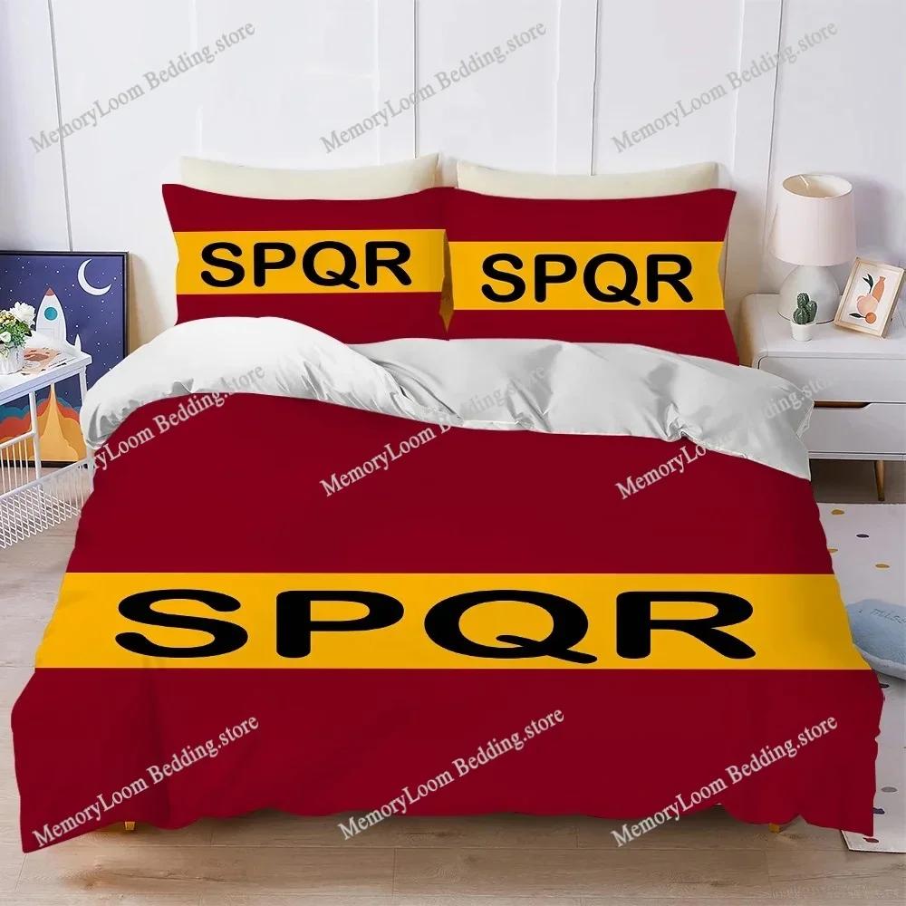 Zlatý císařský orel Řím SPQR Povlak na peřinu Sada Domácí styl Povlečení Měkká Bavlna na praní Postel Studentská kolej Dárek Domácí textil029
