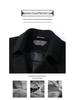 2025 Men's Luxury Woolen Down Coat - Double-Sided, Plus Size, Warm & Lightweight for Autumn/Winter Business Wear