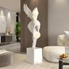 Decor Creativ pentru Casă Figurină Aripi Model Sculptură Ornamente Luminoase pentru Sufragerie Statuie Mare Stil Modern Nordic Artizanat din Rășină Fig