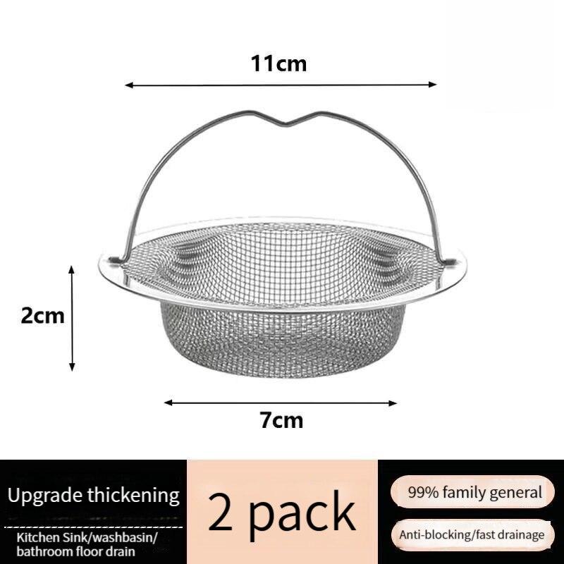 

Нержавеющая сталь для ванны, улавливатель волос, пробка для душа, сливное отверстие, фильтр с ручкой, металлический фильтр для раковины, слив в полу для кухни 11x11cm