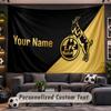 Wandbehang Wandteppich Benutzerdefinierter Name FC Köln Muster Personalisiert Bedruckter Stoff Wanddekoration