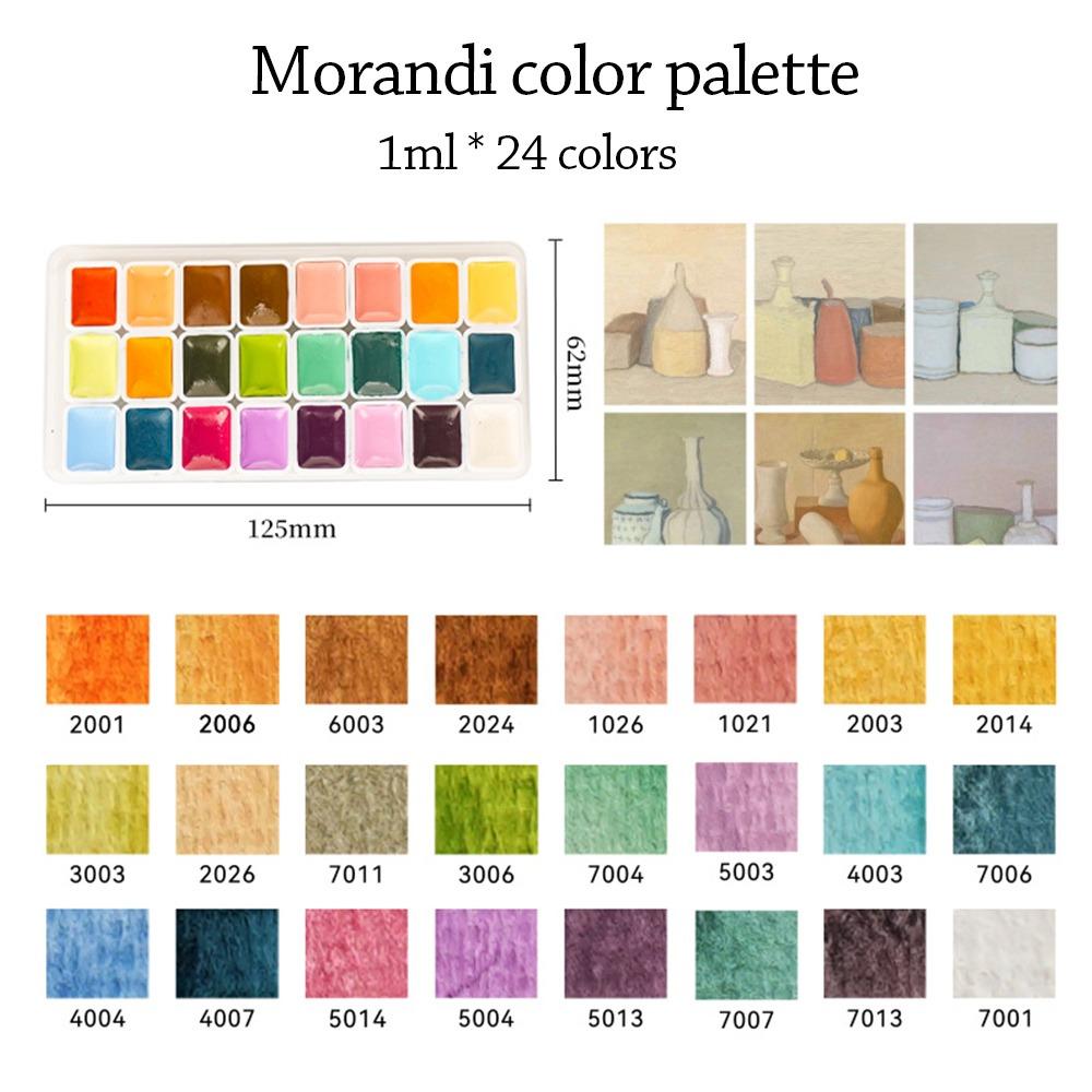 

1ml Each Color Acuarela Pigments Plastic Solid Pigment Watercolors Paint Set Professional Art 8