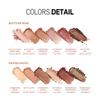 HEME heme 6-Color Eyeshadow Palette (6 Colors) Warm Maple Taiwanese Cosmetics (Cotton Rose)