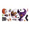 Reusable Holiday Window Film Halloween Witch Hat Ghost Clings, Spiders Bat Pumpkin Spooky Party Supplies Stickers for Home Store Glass Decoration PVC