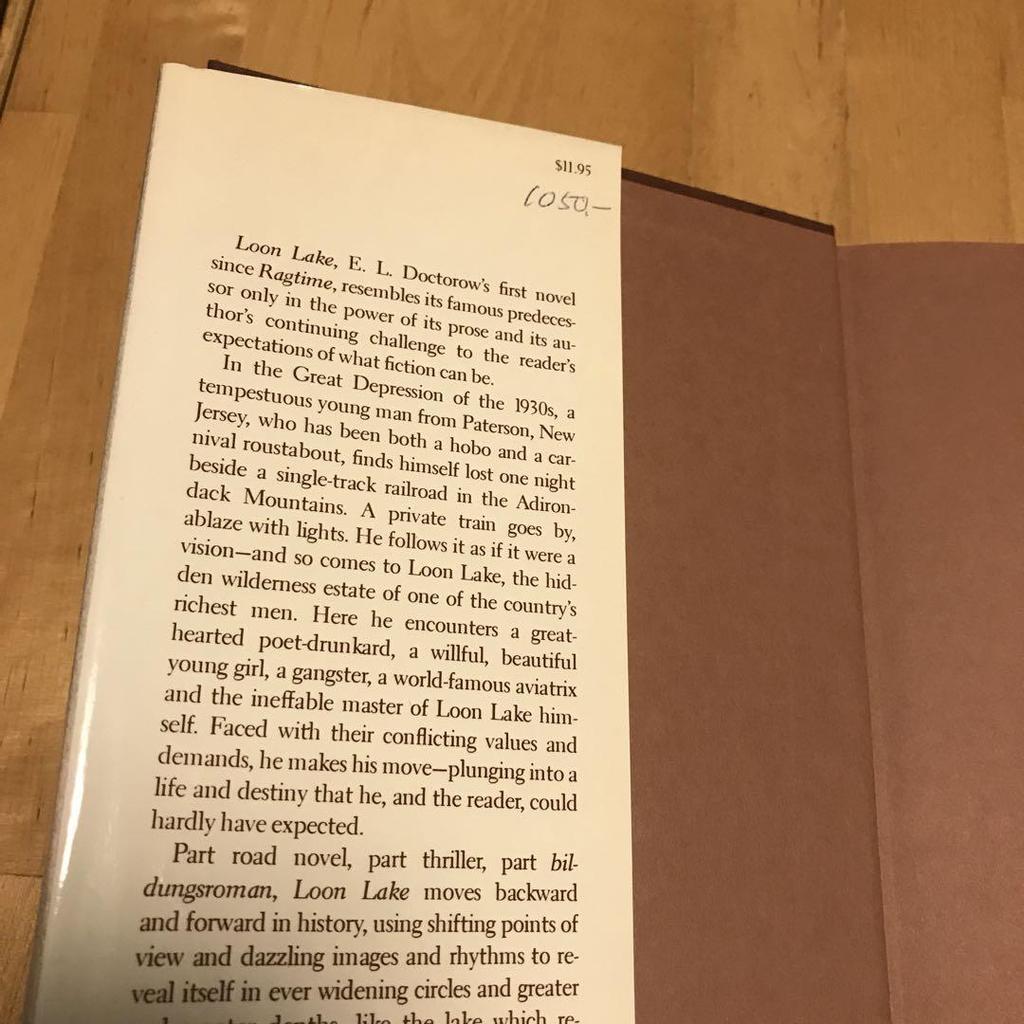 [USED] LOON LAKE E.L. DOCTOROW English Hardcover