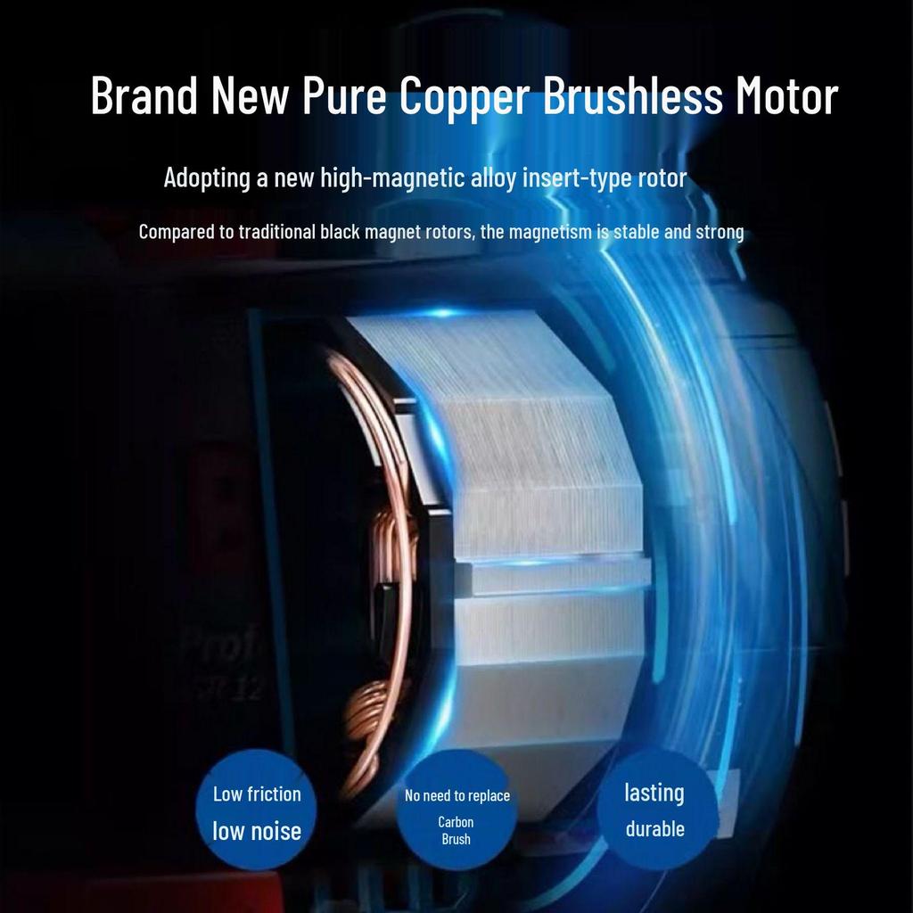 SDYI Pure Copper Brushless High Power Lithium Electric Drill & Multifunctional Screwdriver