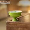 2pc/lot Hand-painted Grape High Foot Teacup Japanese Tea Bowl Cute Cup Tea-tasting Meditation Cup Jianzhan Master Cups Cha 65ml