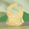 Babador de silicone à prova d'água para bebês - Babador de arroz descartável grande