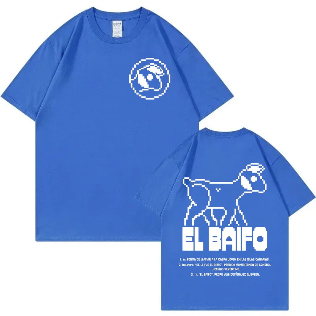 Rapper Quevedo El Baifo Double Sided Graphic T Shirts Unisex Unisex Hip Hop Vintage Summer Tshirt Fashion Casual Oversized Tshirts