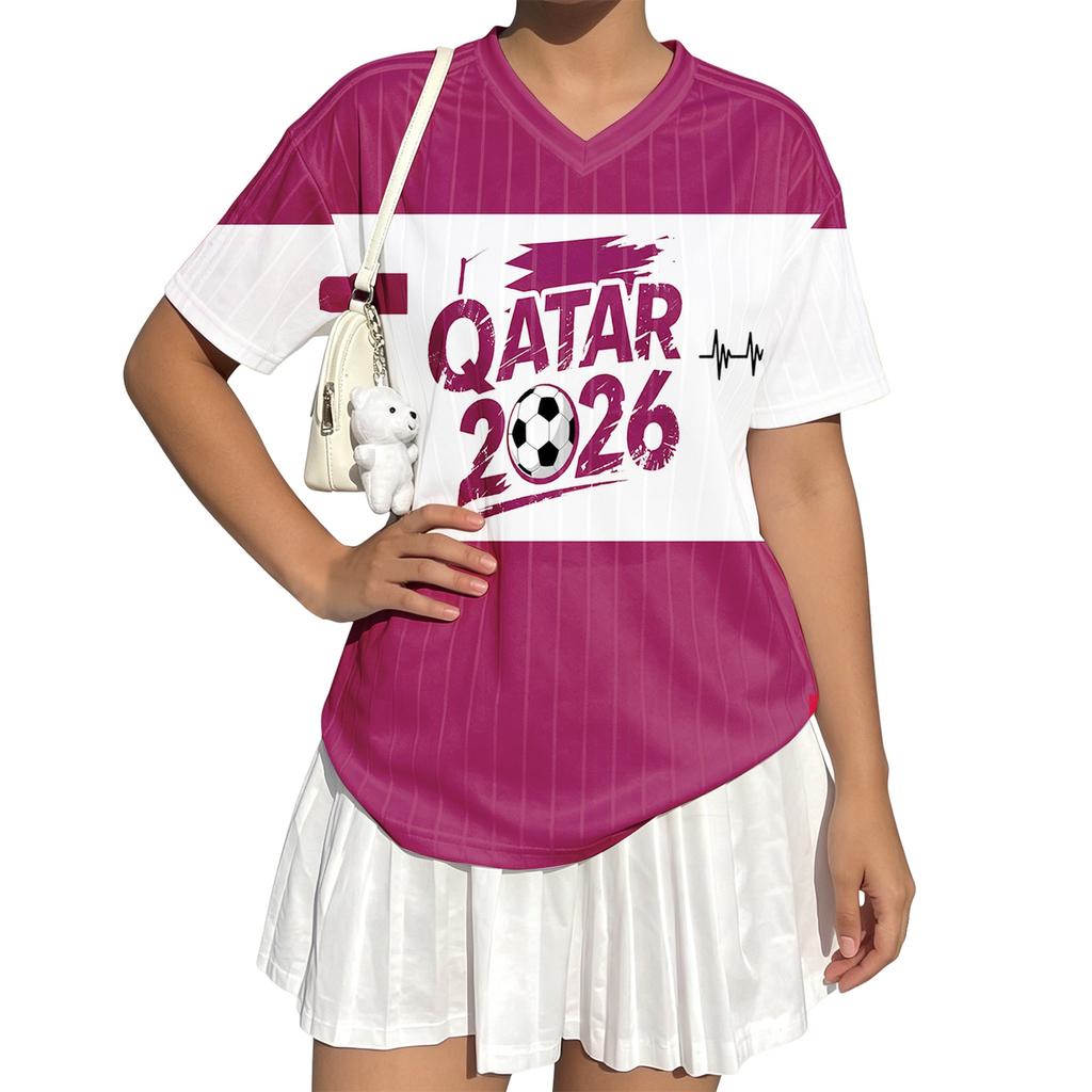 Women's Fashion Soccer Baseball Top for Everyday Wear